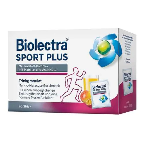 Biolectra Sport Plus Trinkgranulat, 20 St