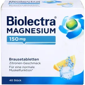 BIOLECTRAMagnesium150mgZitroneBrausetabletten40Stück