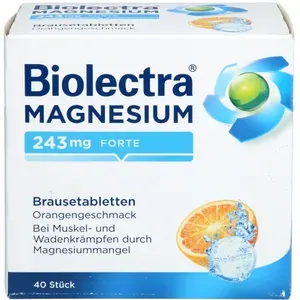 BIOLECTRAMagnesium243mgforteOrangeBrausetab.40St