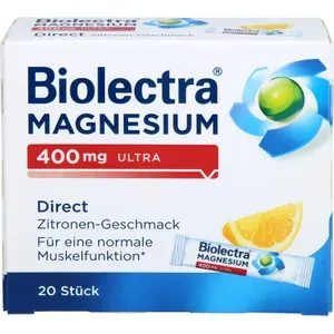 BIOLECTRAMagnesium400mgultraDirectZitrone20Stück