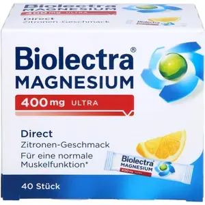 BIOLECTRAMagnesium400mgultraDirectZitrone40Stück