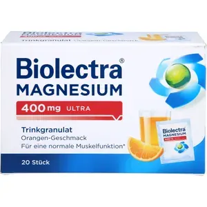BIOLECTRAMagnesium400mgultraTrinkgran.Orange20Stück