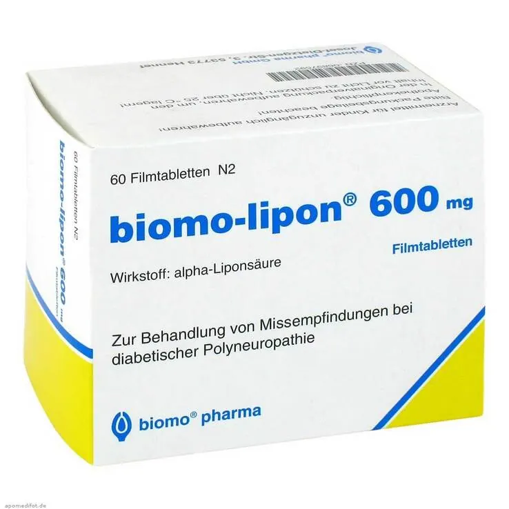 Biomo Lipon 600 Filmtabletten, 60 St