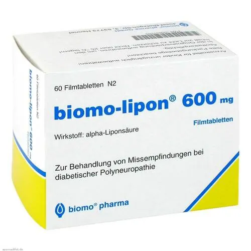Biomo-lipon 600 mg Filmtabletten, 60 St