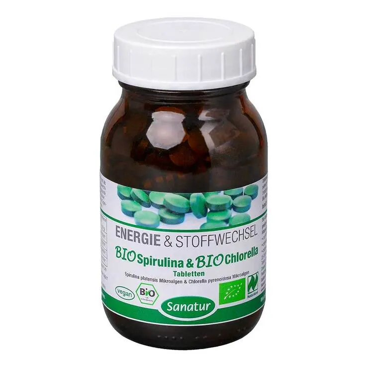 Biospirulina & Biochlorella 2 in 1 Tabletten, 500 St
