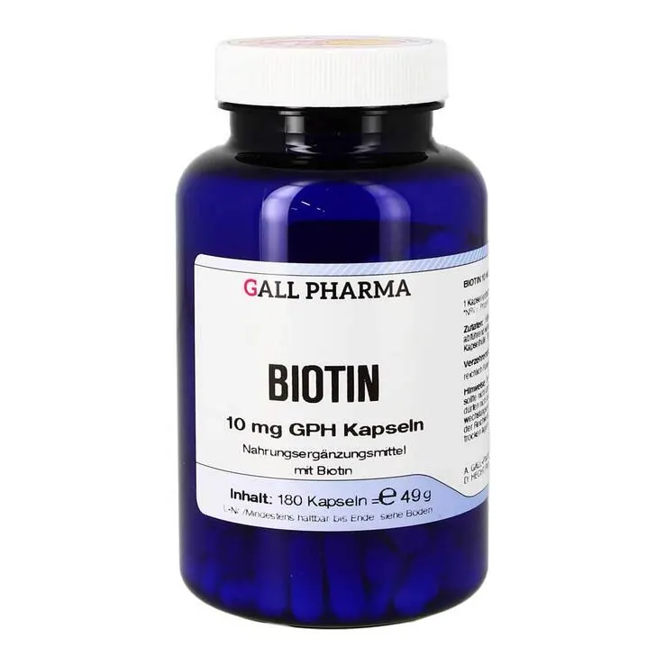 Biotin 10 mg GPH Kapseln, 180 St