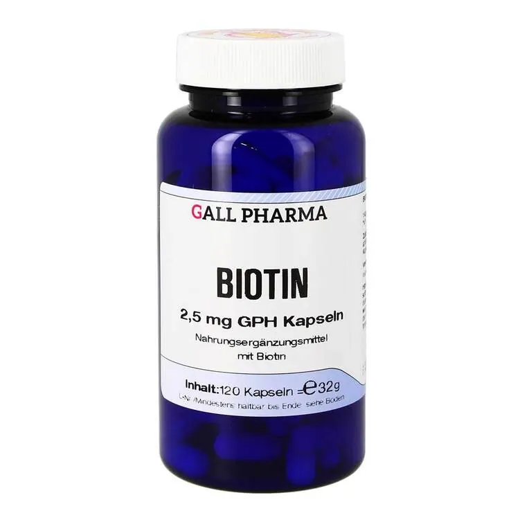 Biotin 2,5 mg GPH Kapseln, 120 St