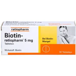 BIOTIN-RATIOPHARM5mgTabletten30St
