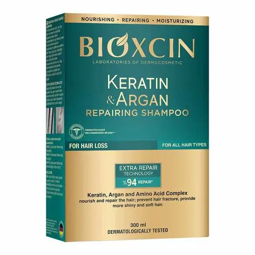 BIOXCIN reparierendes Shampoo Keratin & Argan, 300 ml