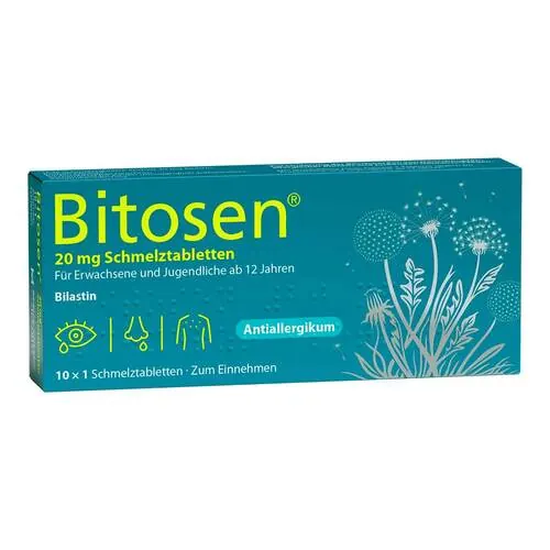 Bitosen 20 mg Schmelztabletten, 10 St