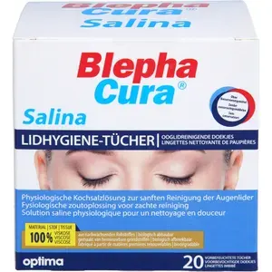 BLEPHACURASalinaLidhygiene-Tücher20St