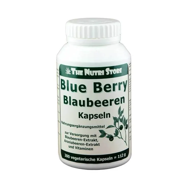 Blue Berry Blaubeeren Kapsel, 200 St