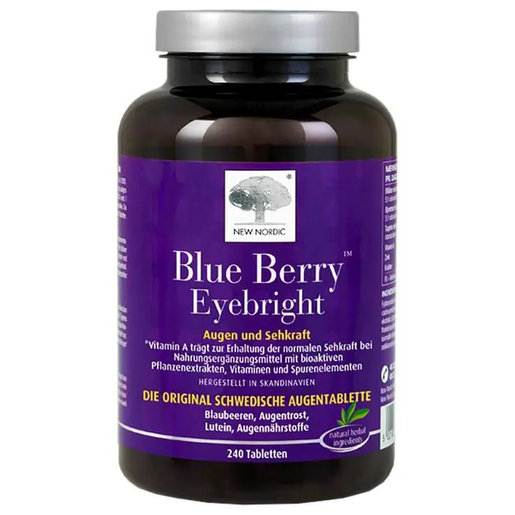 Blue Berry Eyebright Tabletten, 240 St