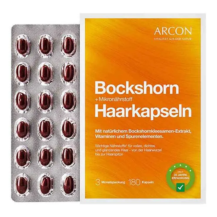 Bockshorn + Mikronährstoff Haarkapseln, 180 St