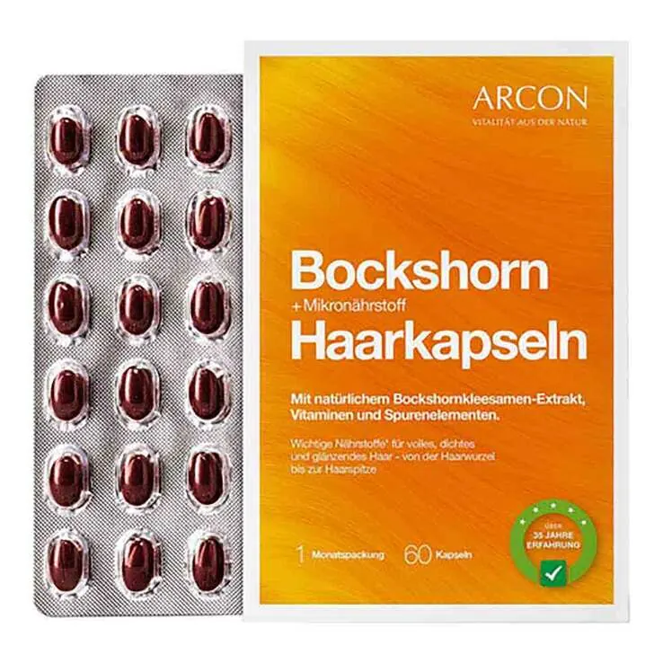 Bockshorn + Mikronährstoff Haarkapseln, 60 St