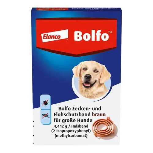 Bolfo Flohschutzband braun für große Hunde, 1 St