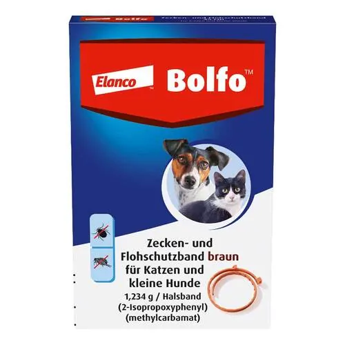 Bolfo Flohschutzband braun für kleine Hunde / Katzen, 1 St
