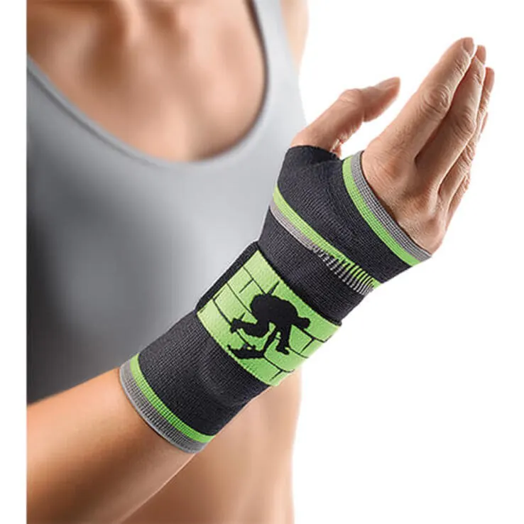 Bort Manubasic Sport Bandage li.medium schw / grün, 1 St
