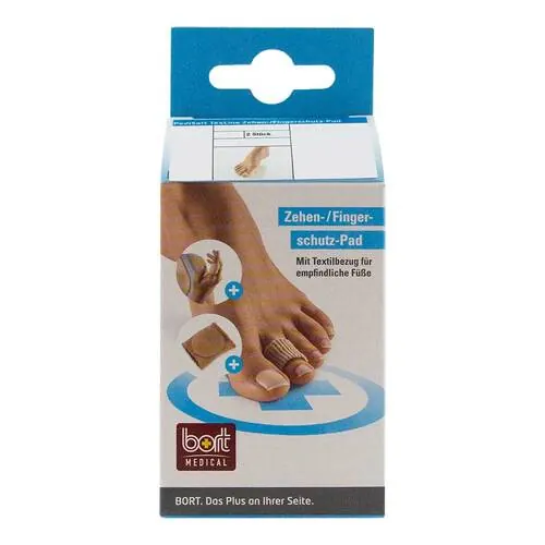 Bort Pedisoft Texline Zeh.Fing.Schutz Pad medium, 2 St