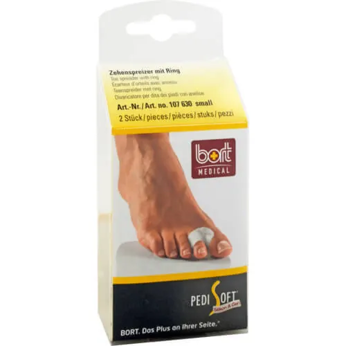 BORT PediSoft Zehenspreizer Gel mit Ring small, 2 St