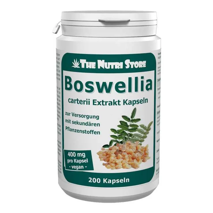 BOSWELLIA CARTERII 400 mg Extrakt veget.Kapseln, 200 St