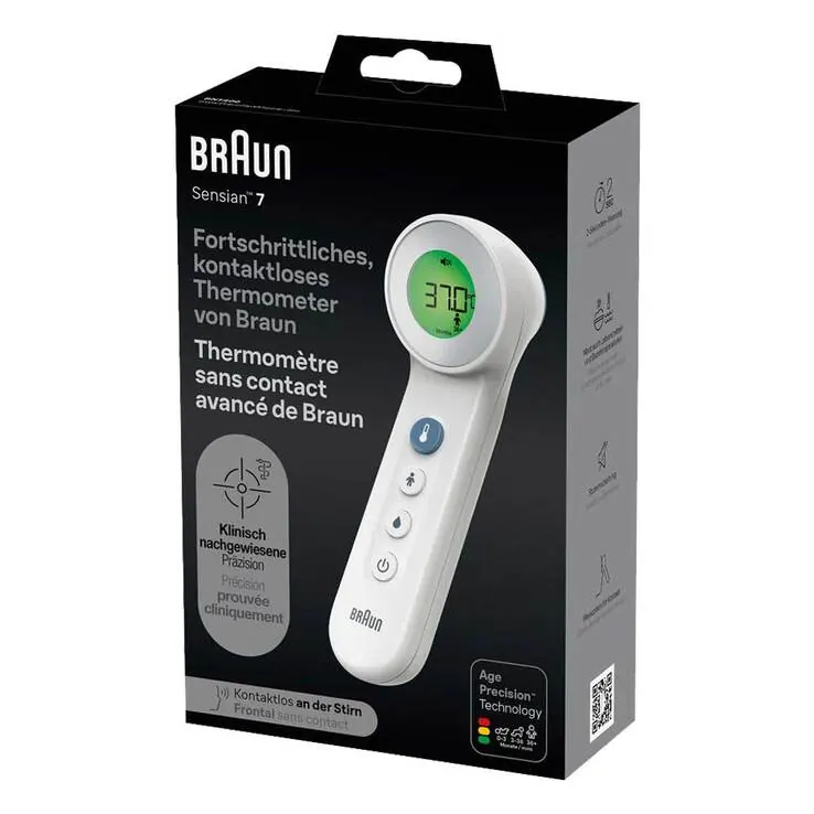 Braun Berührungsfrei + Stirn Thermometer mit Age Precision, 1 St
