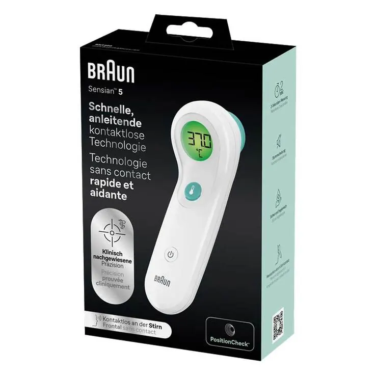 Braun NO touch + touch Stirnthermometer, 1 St
