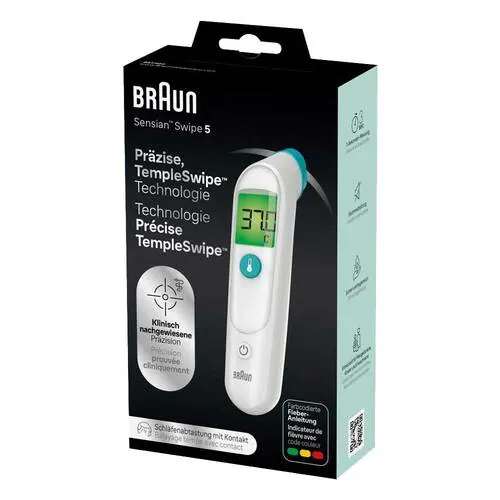 Braun Templeswipe Stirn-Thermometer, 1 St