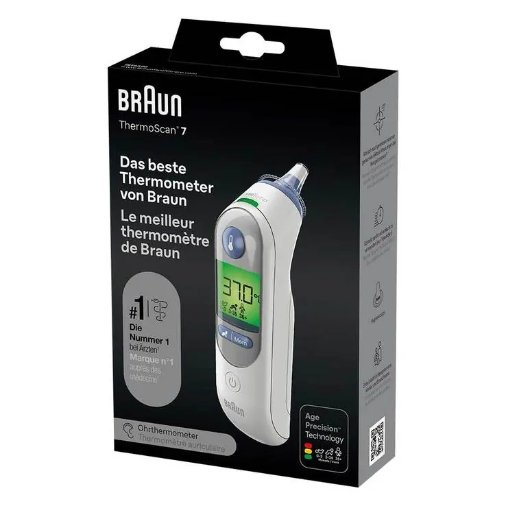 Braun Thermoscan 7 IRT 6520 Ohrthermometer, 1 St