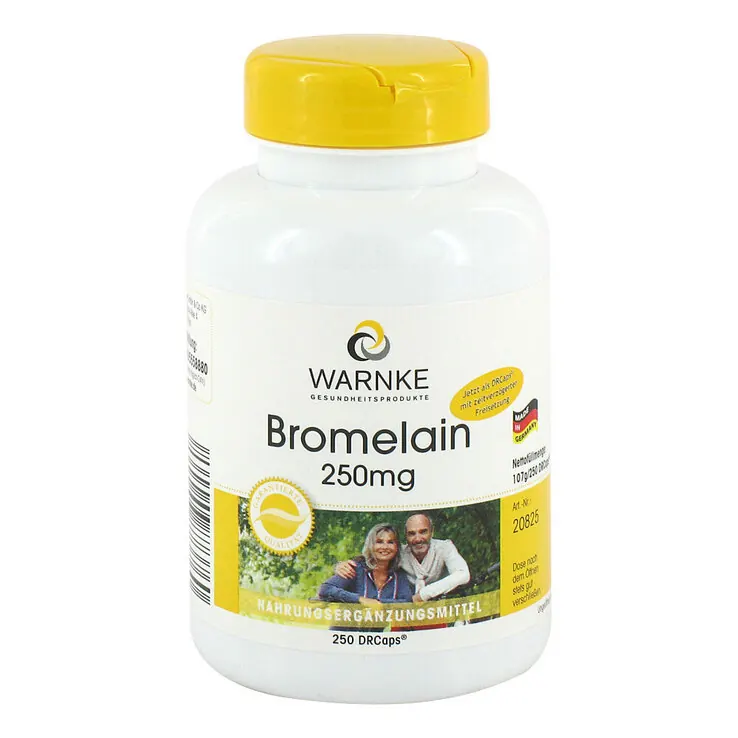 Bromelain 250 mg magensaftresistente Kapseln, 250 St