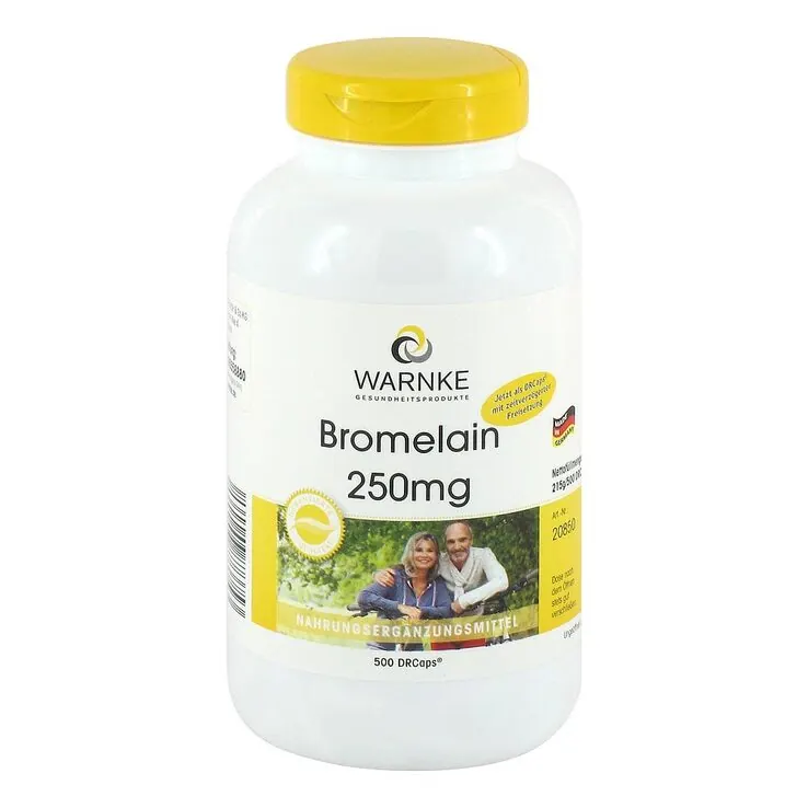 Bromelain 250 mg magensaftresistente Kapseln, 500 St
