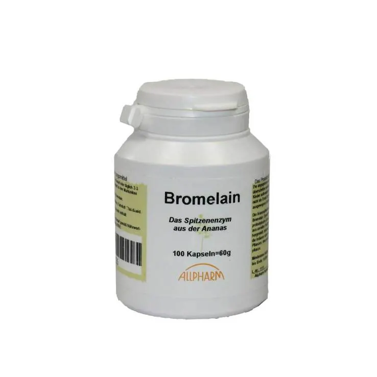 Bromelain Enzym Kapseln, 100 St