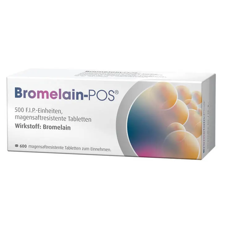 Bromelain POS magensaftresistente Tabletten, 600 St