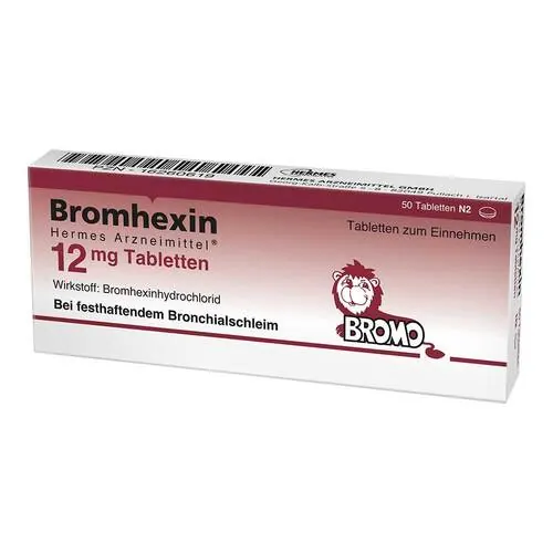 Bromhexin Hermes Arzneimittel 12 mg Tabletten, 50 St