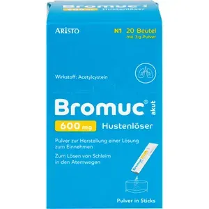 BROMUCakut600mgHustenlöserPlv.z.H.e.L.z.Einn.20St