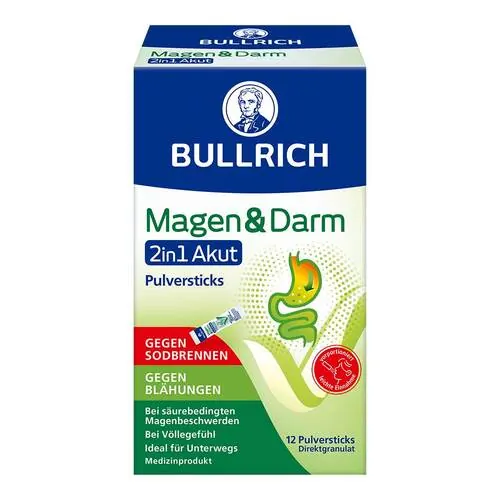 BULLRICH Magen & Darm 2in1 Akut Pulver Sticks, 12 St