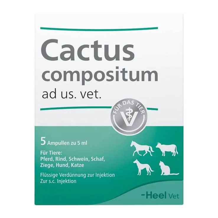 Cactus Compositum Ampullen vet. (für Tiere), 5 St