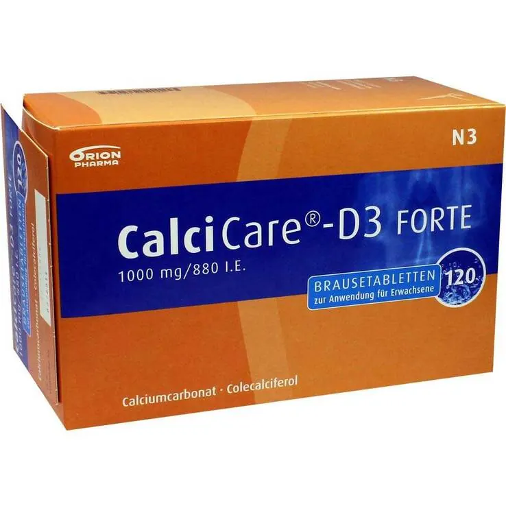 Calcicare D3 forte Brausetabletten, 120 St