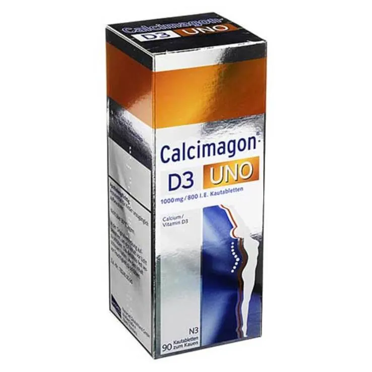 Calcimagon D3 Uno Kautabletten, 90 St