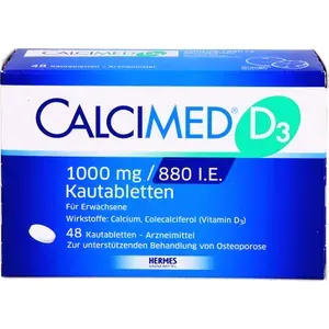 CALCIMEDD31000mg/880I.E.Kautabletten48St