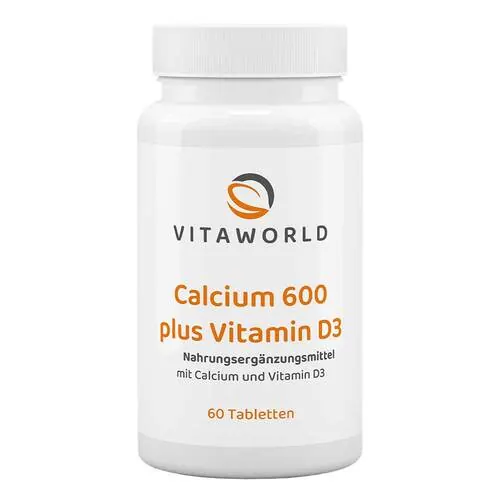 CALCIUM 600 plus D3 Tabletten, 60 St