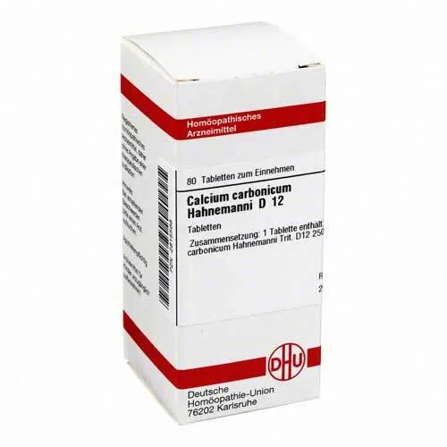 Calcium carbonicum Hahnemanni D 12 Tabletten, 80 St