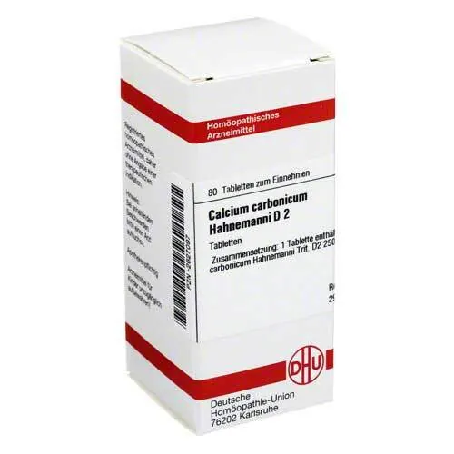 Calcium carbonicum Hahnemanni D 2 Tabletten, 80 St