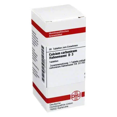 Calcium carbonicum Hahnemanni D 3 Tabletten, 80 St