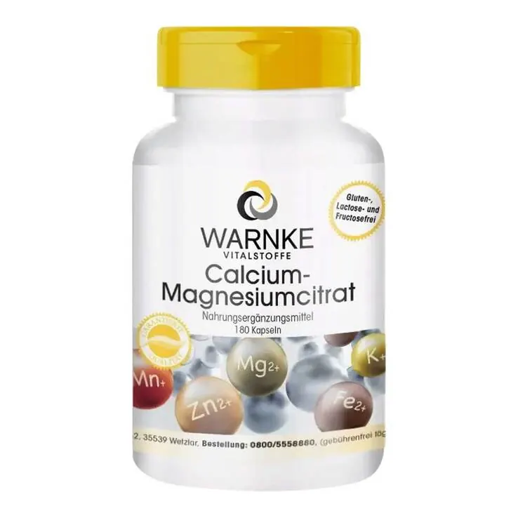 Calcium & Magnesium Citrat Kapseln, 180 St