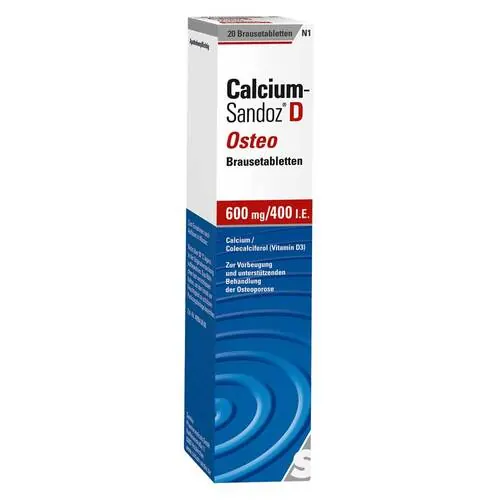 Calcium Sandoz D Osteo Brausetabletten, 20 St