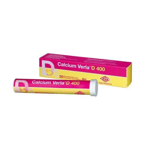 Calcium Verla D 400 Brausetabletten, 20 St
