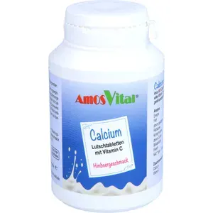 CALCIUM200mg+VitaminC30mgAmosVitalLutsch.50Stück