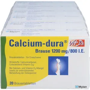 CALCIUMDURAVitD3Brause1200mg/800I.E.120St