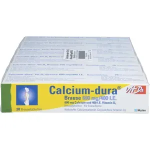 CALCIUMDURAVitD3Brause600mg/400I.E.120St